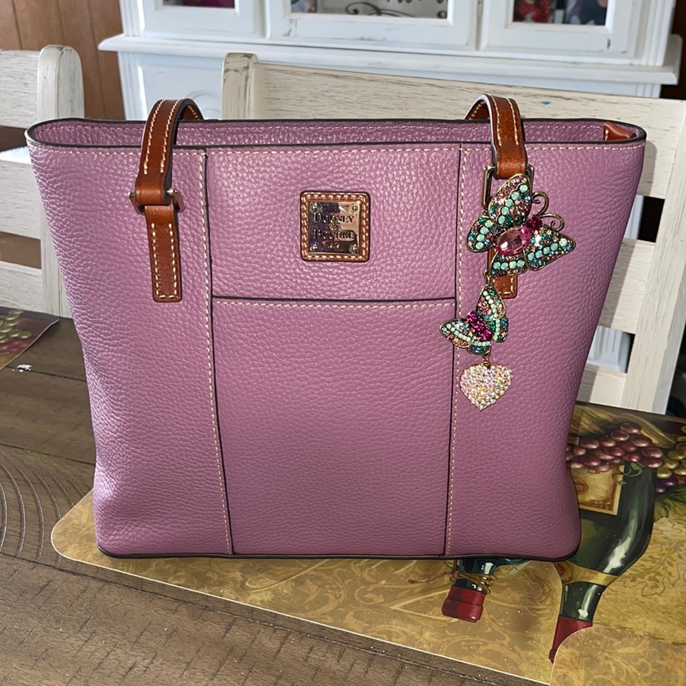Dooney and Bourke Mauve Lexington and Charm